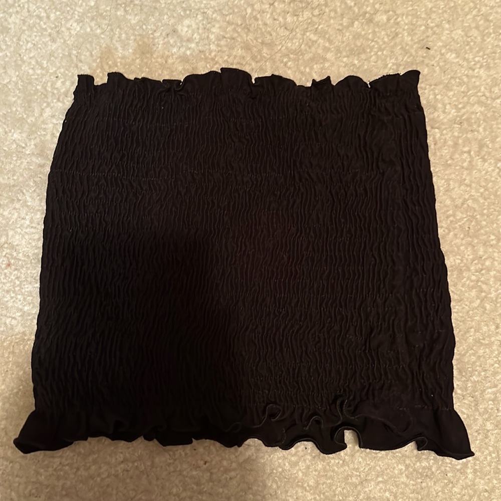 black tube top